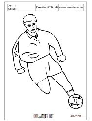 Futbol boyama sayfaları